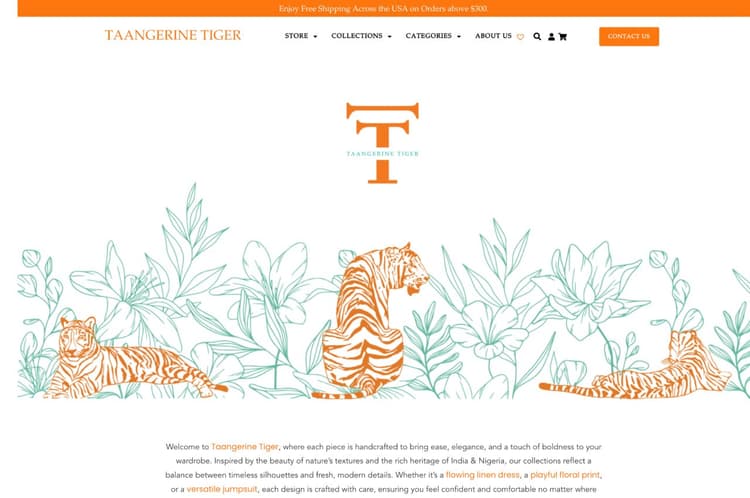 Taangerine Tiger Taangerine Tiger